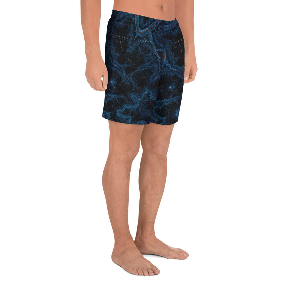 Grand Canyon Midnight Men's Athletic Long Shorts