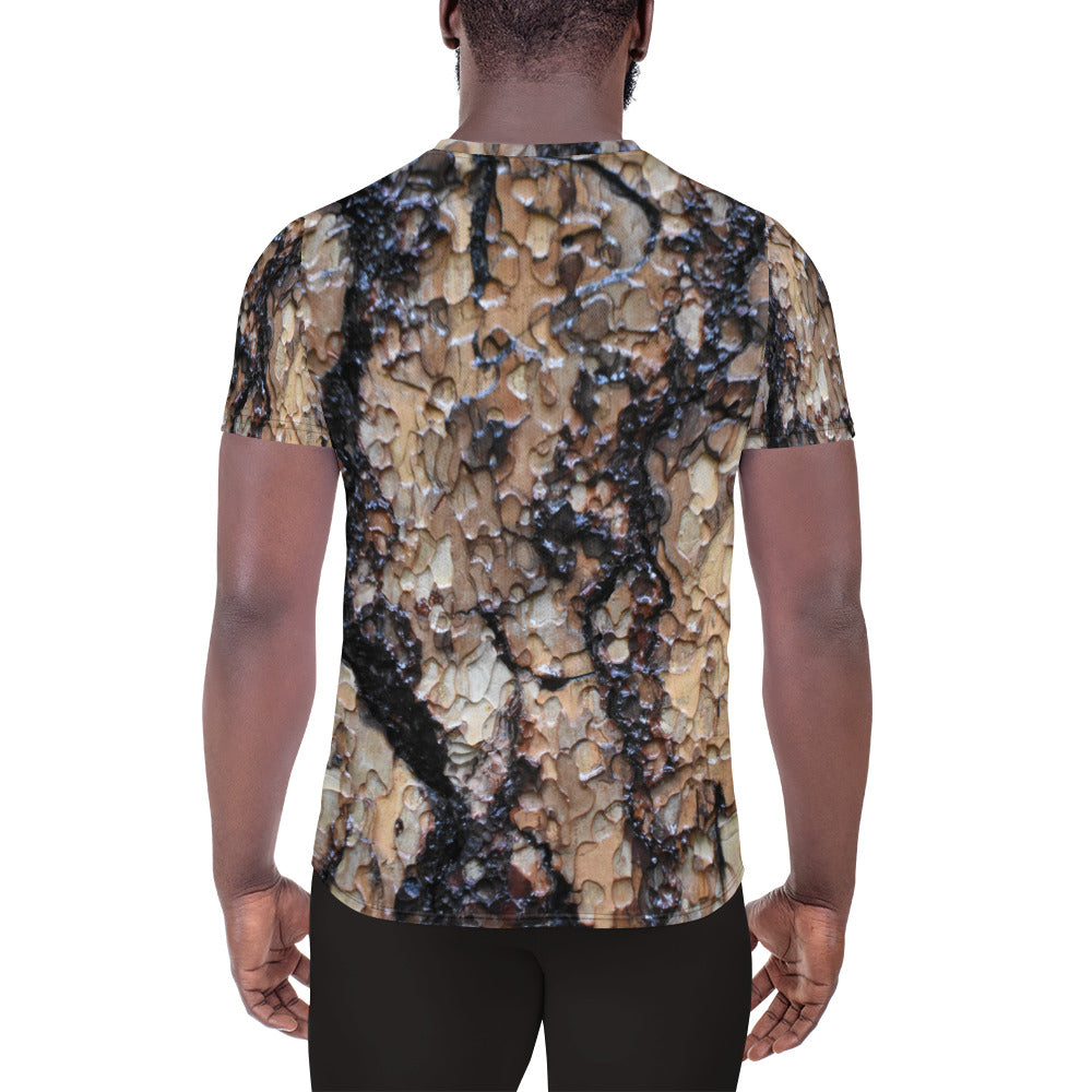 Black Ponderosa Men's Athletic T-shirt