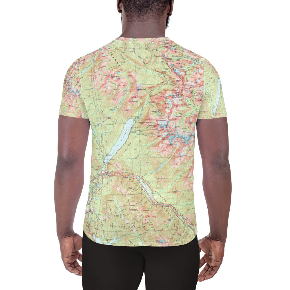 Lake McDonald Men's Athletic T-shirt