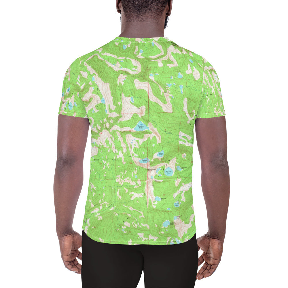 Rattlesnake Wilderness Men's Athletic T-shirt