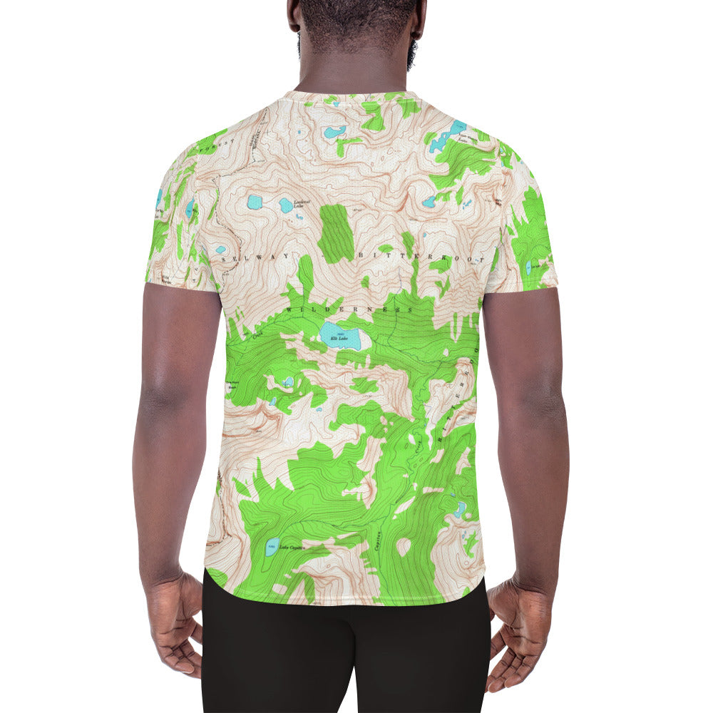 Elk Lake Men's Athletic T-shirt
