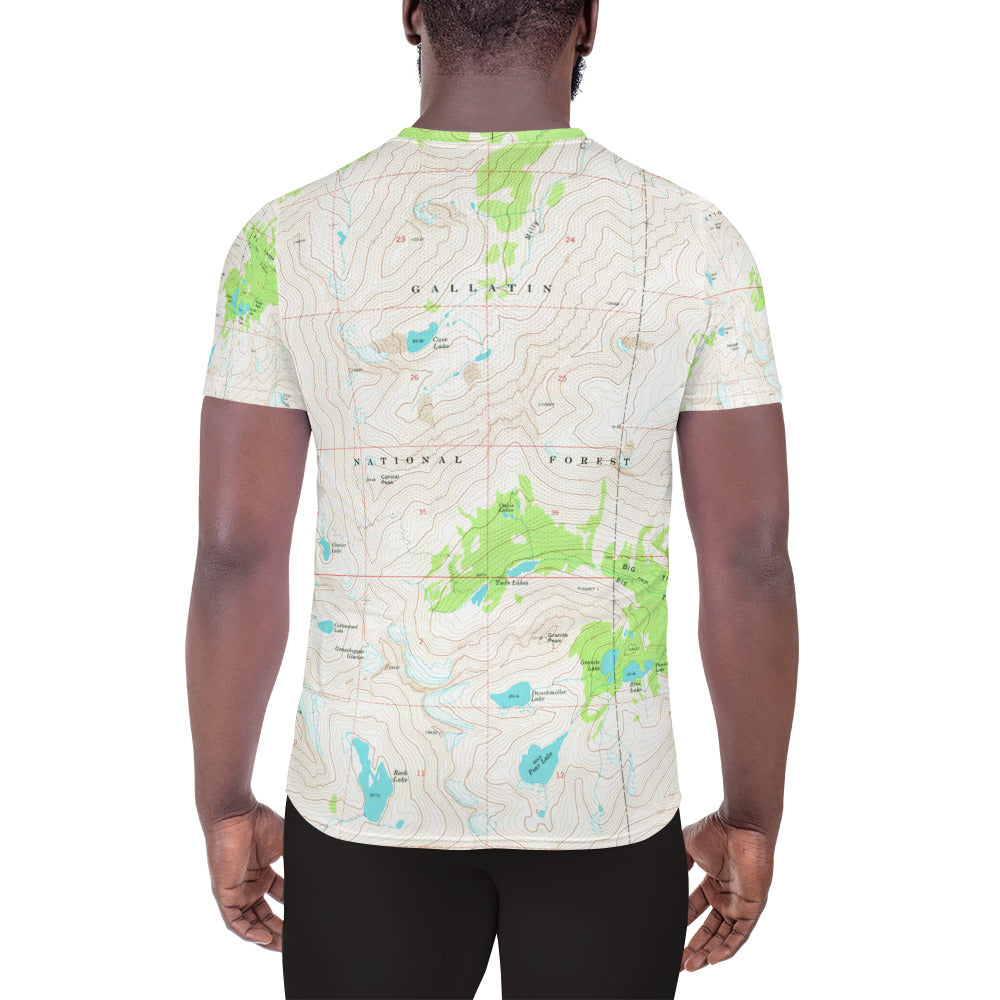 Crazy Mountains Men's Athletic T-shirt