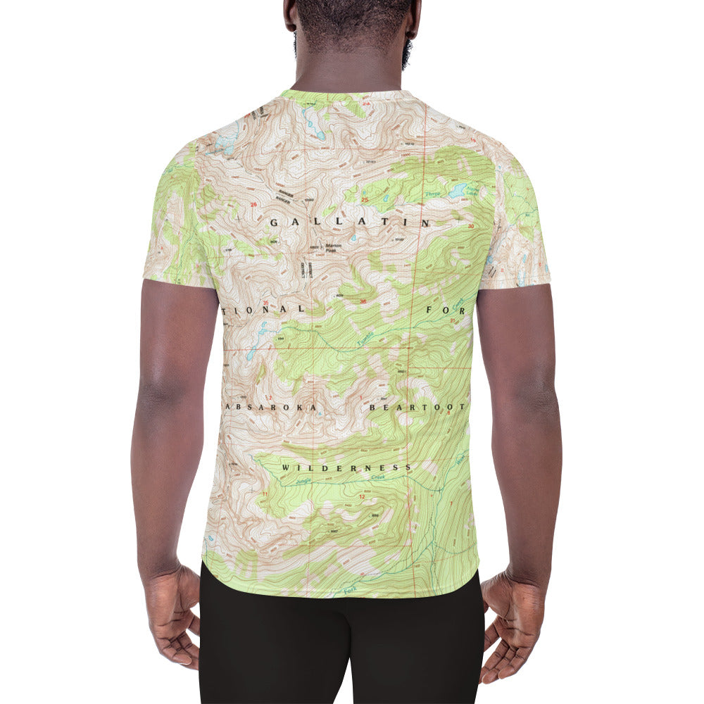Absaroka Beartooth Men's Athletic T-shirt