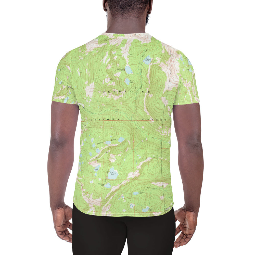 Deer Lodge Range Men's Athletic T-shirt