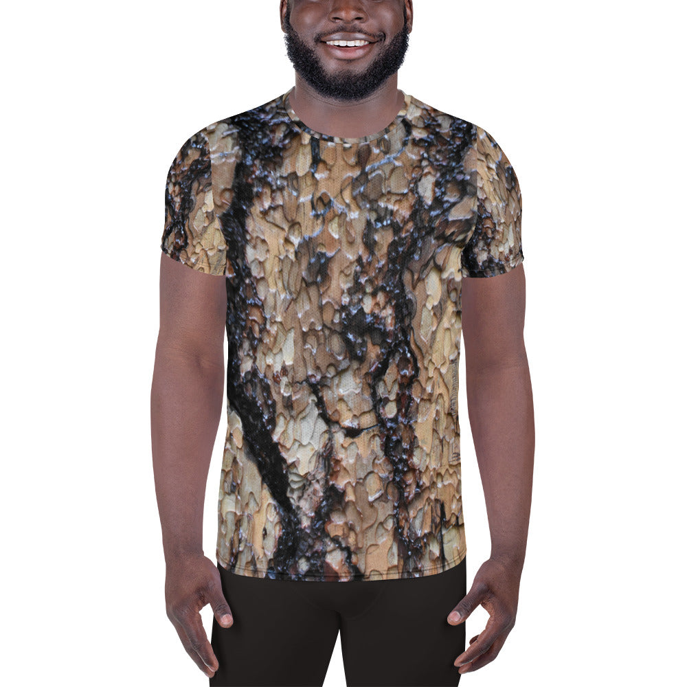 Black Ponderosa Men's Athletic T-shirt