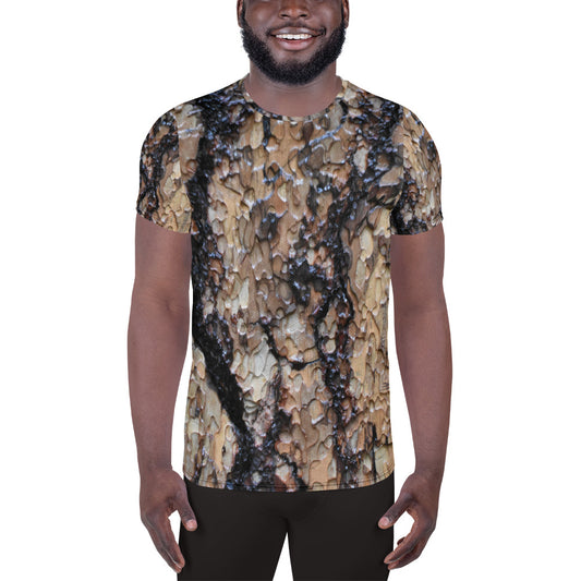 Black Ponderosa Men's Athletic T-shirt