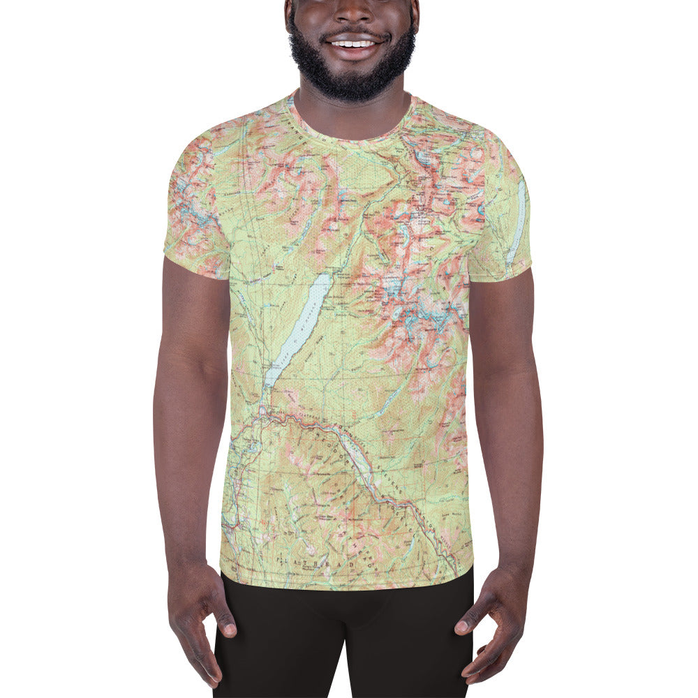 Lake McDonald Men's Athletic T-shirt