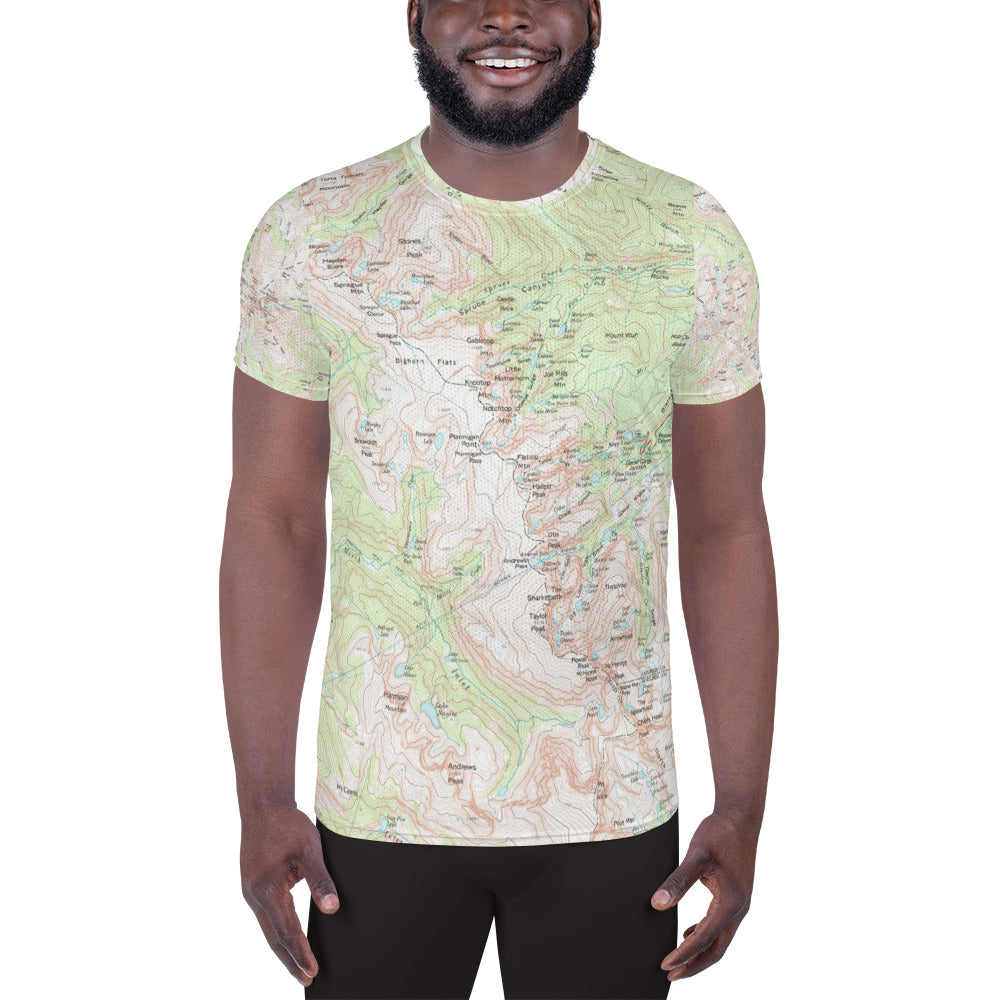 Longs Peak Men's Athletic T-shirt