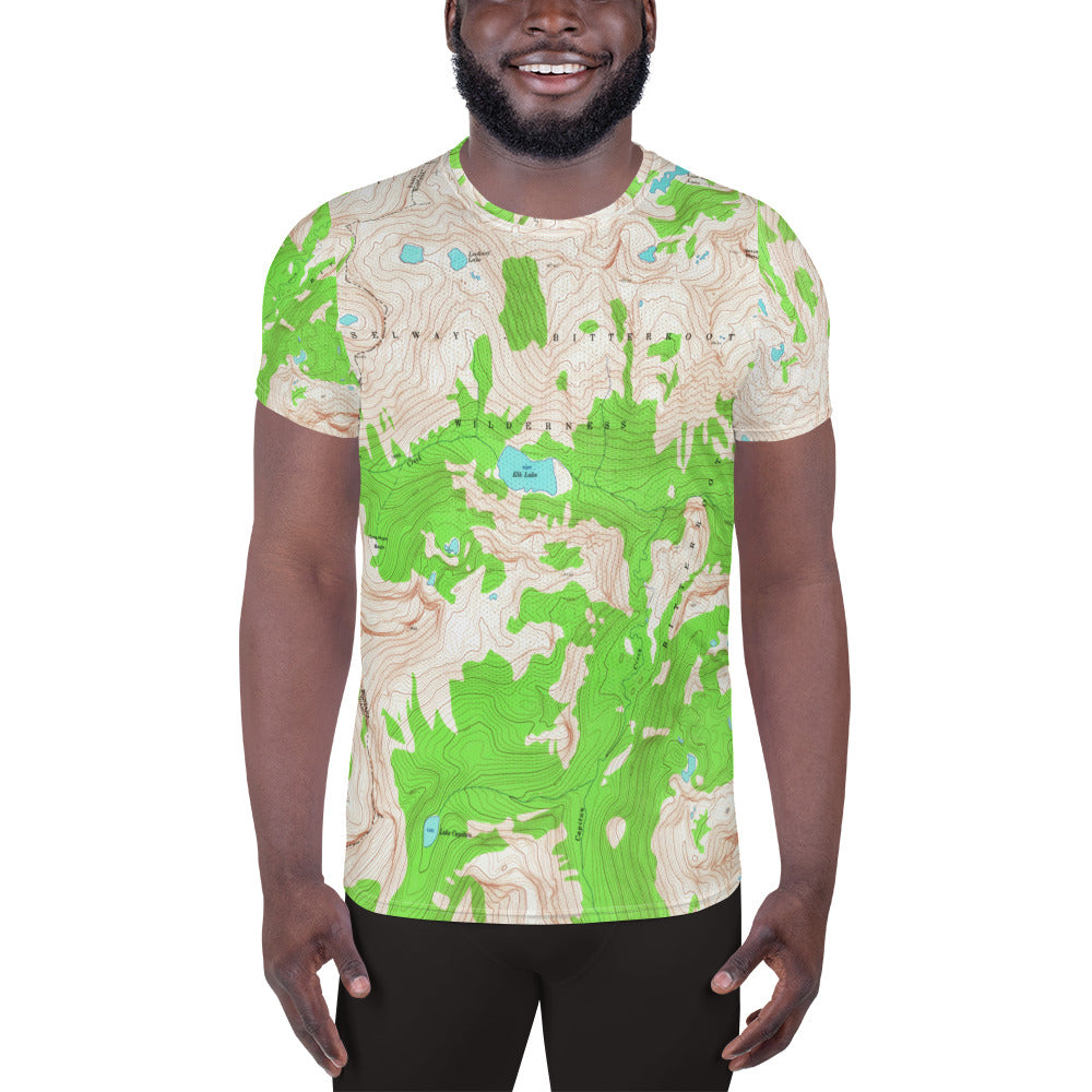 Elk Lake Men's Athletic T-shirt