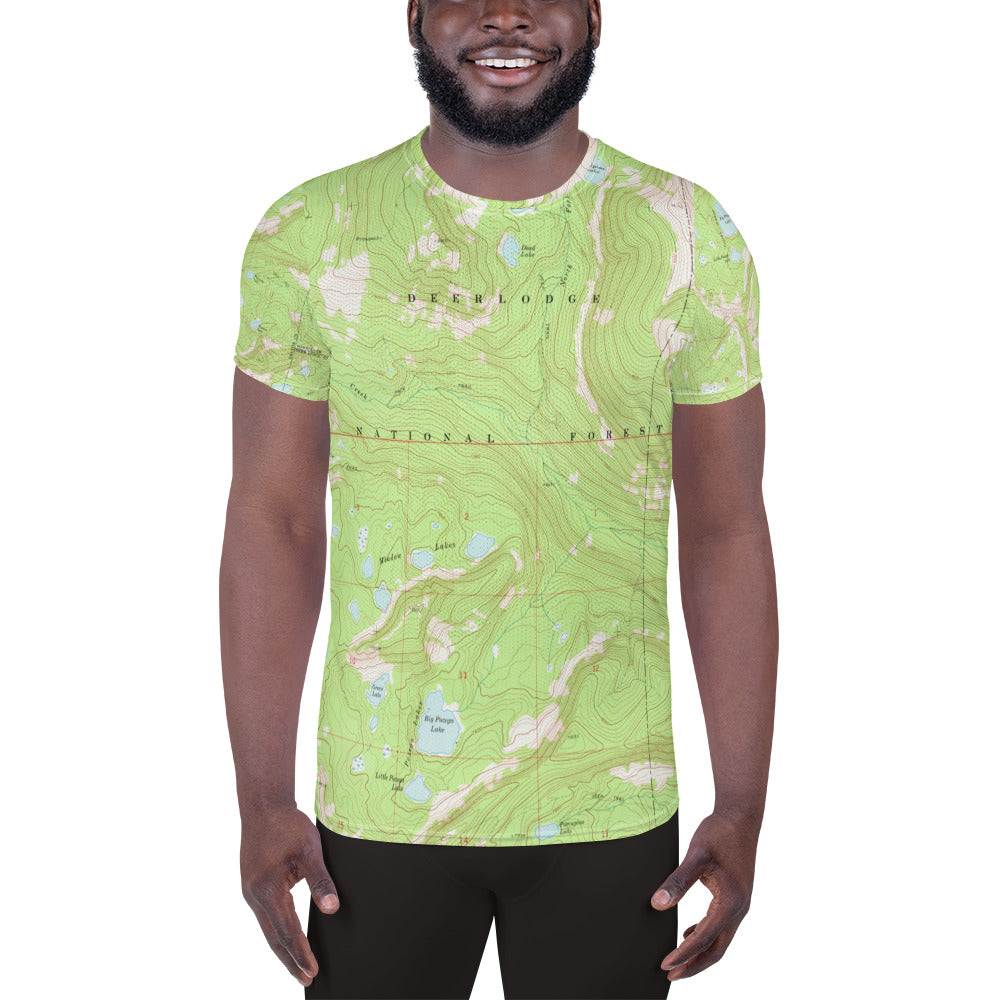 Deer Lodge Range Men's Athletic T-shirt