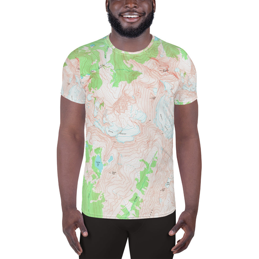 Kintla Peak Men's Athletic T-shirt