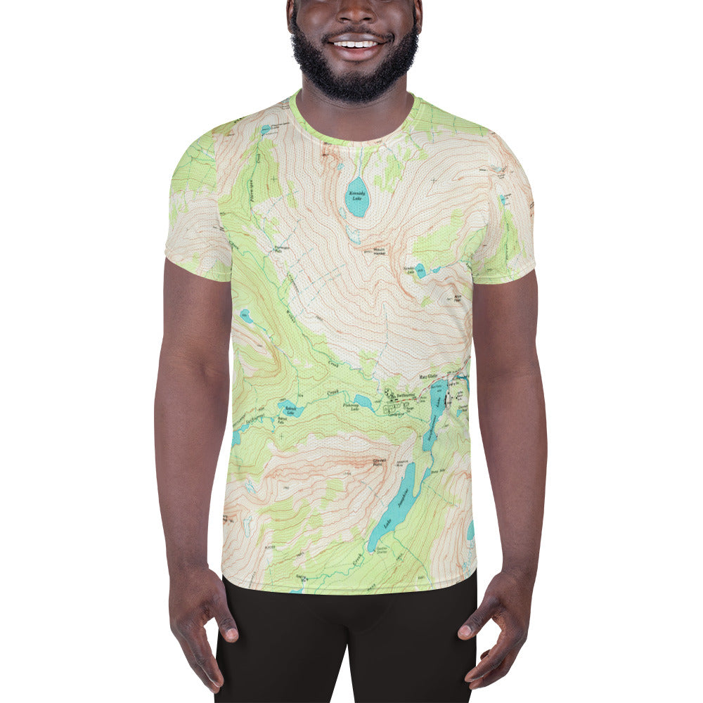 Many Glacier Men's Athletic T-shirt