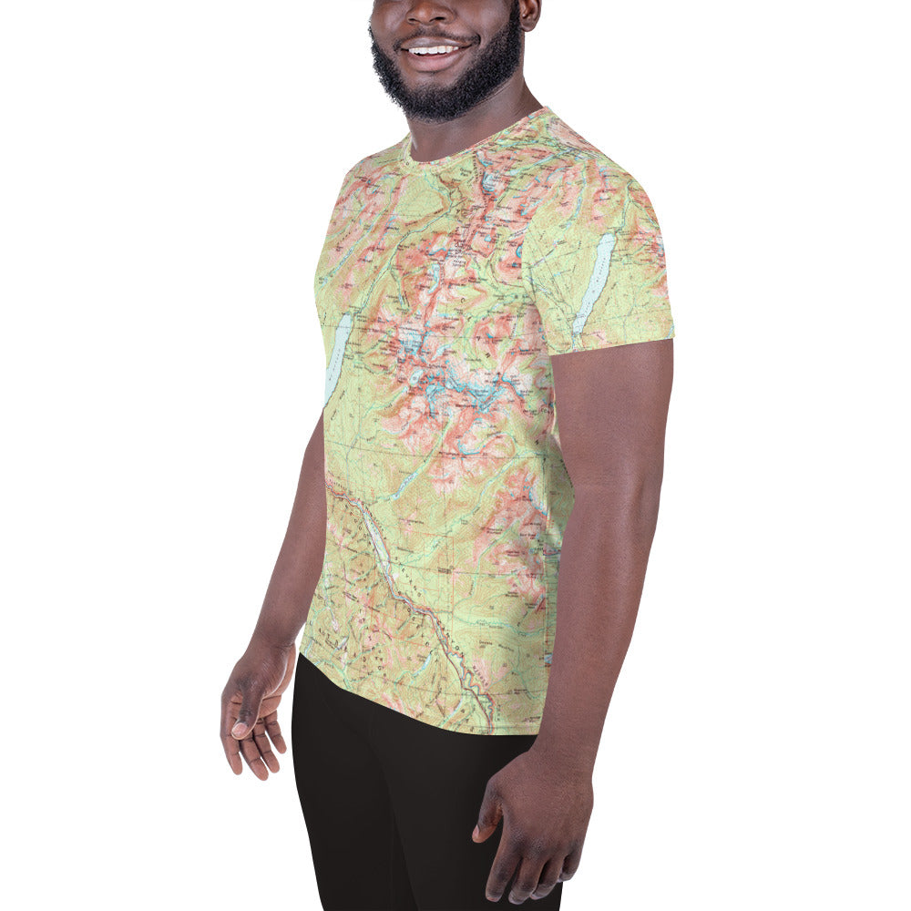 Lake McDonald Men's Athletic T-shirt
