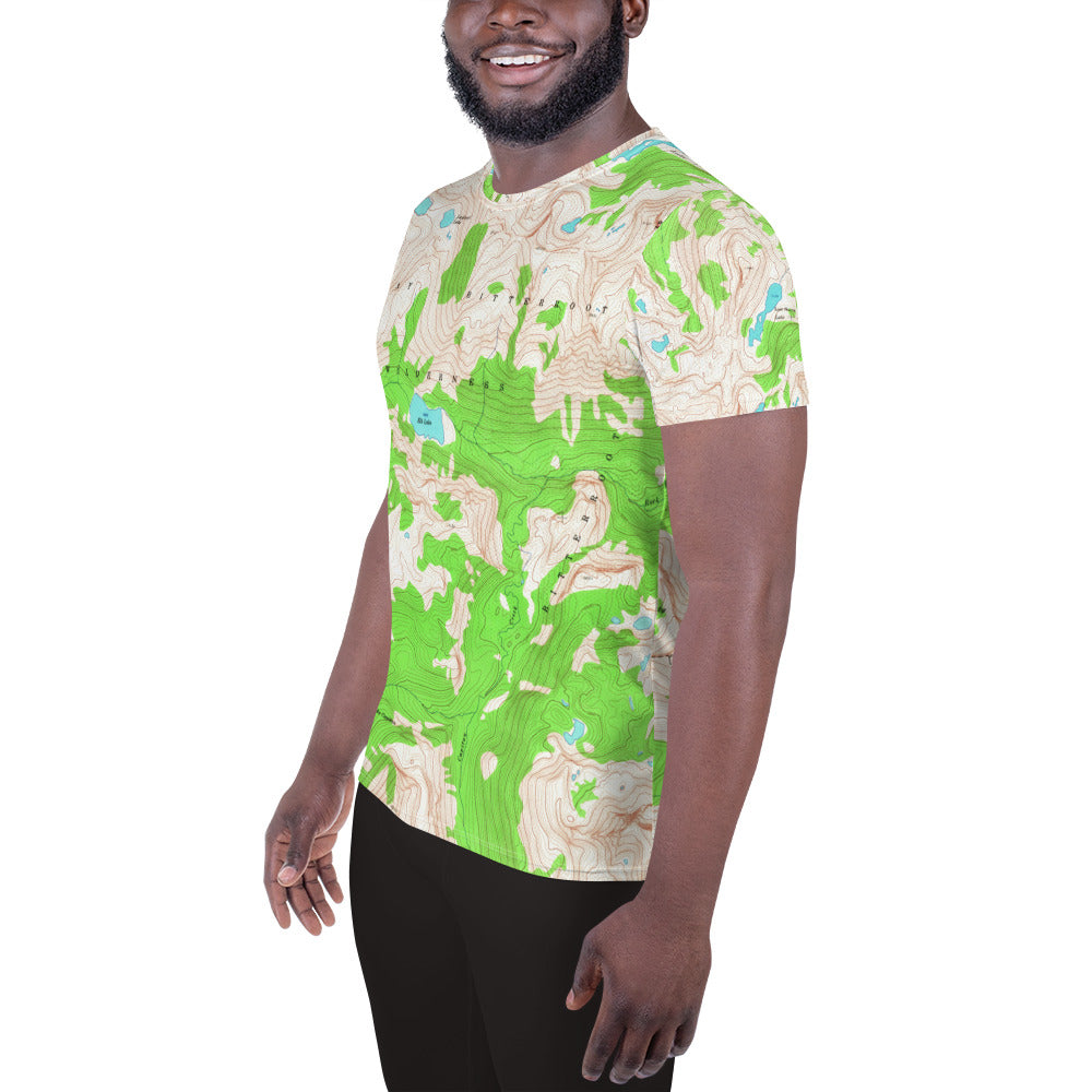 Elk Lake Men's Athletic T-shirt