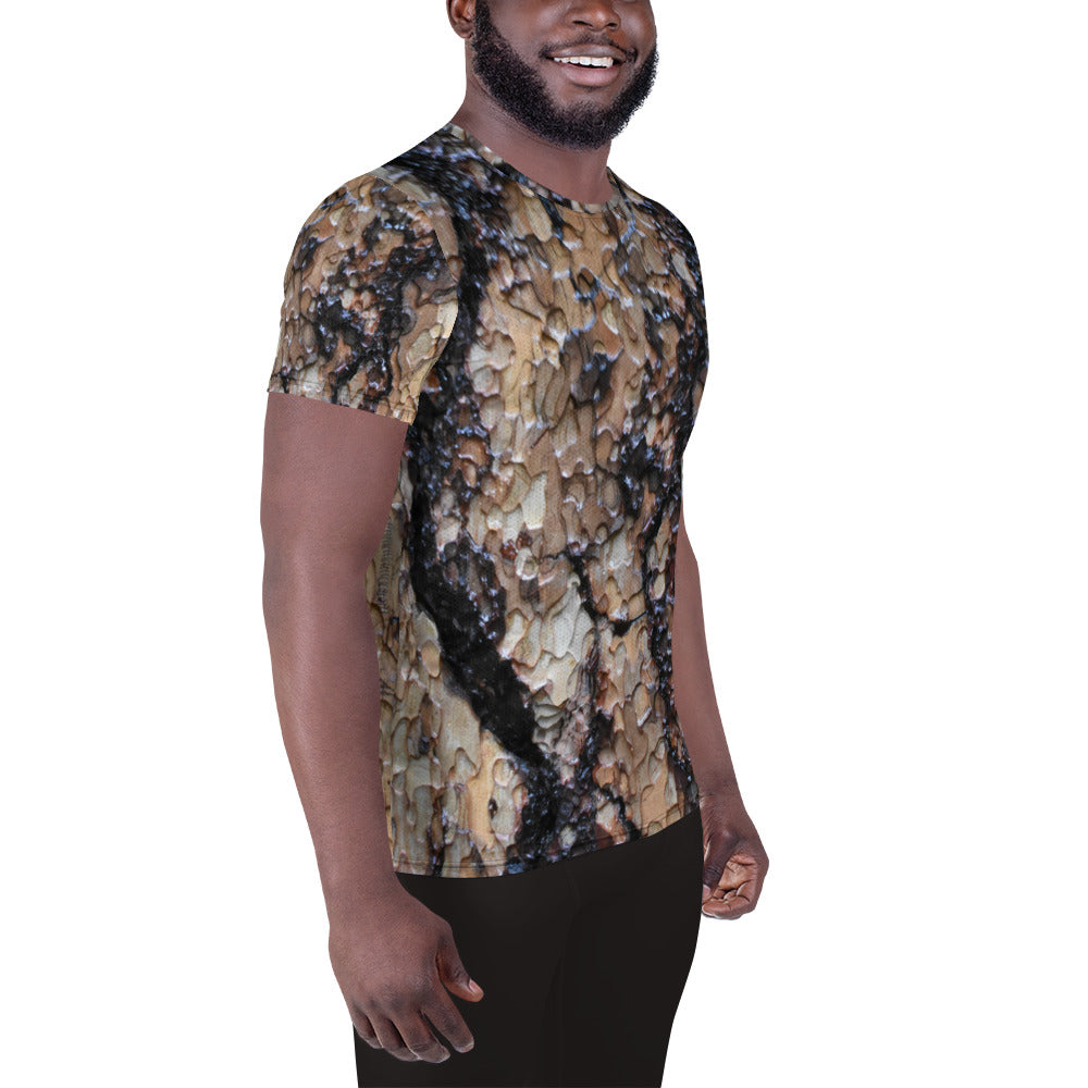 Black Ponderosa Men's Athletic T-shirt