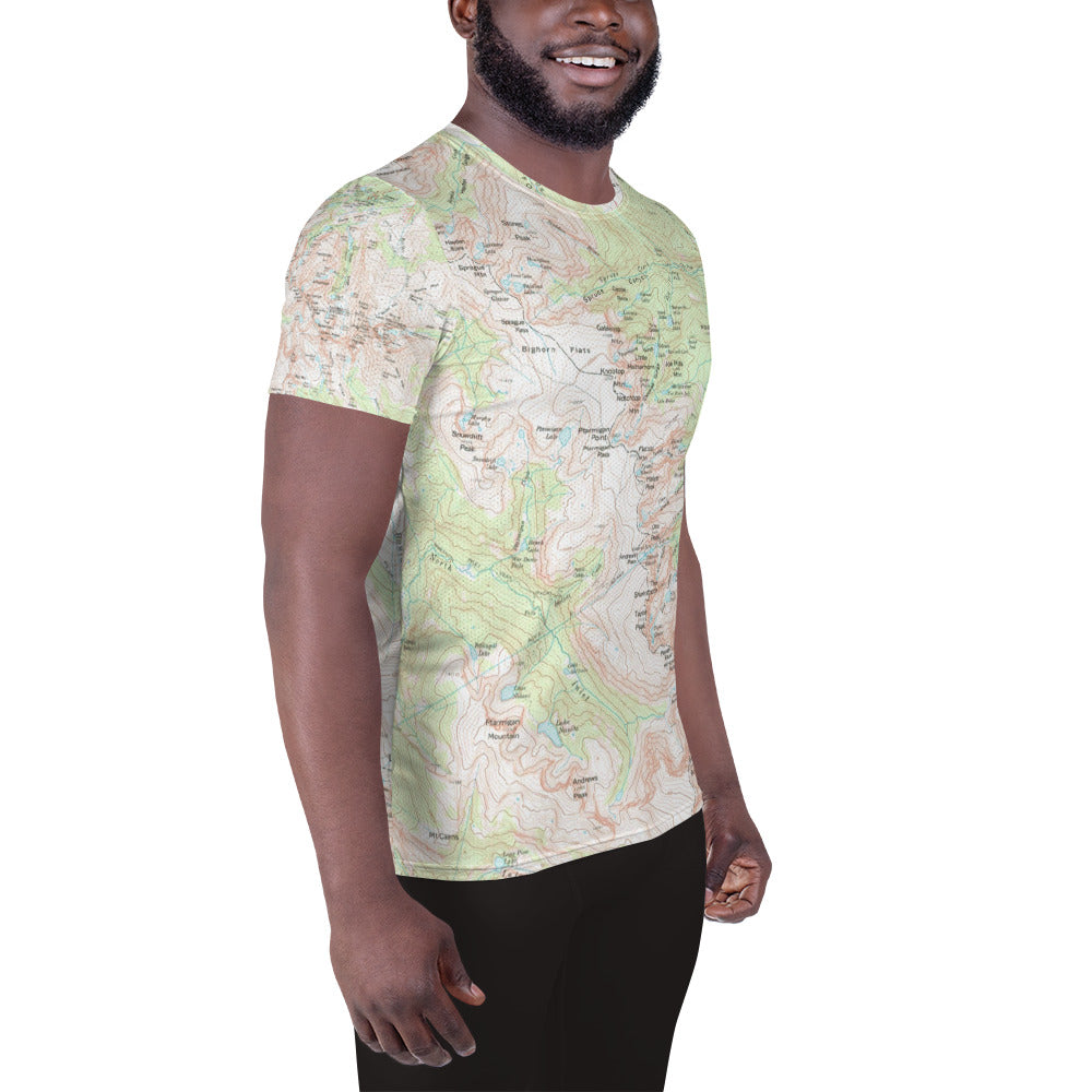 Longs Peak Men's Athletic T-shirt