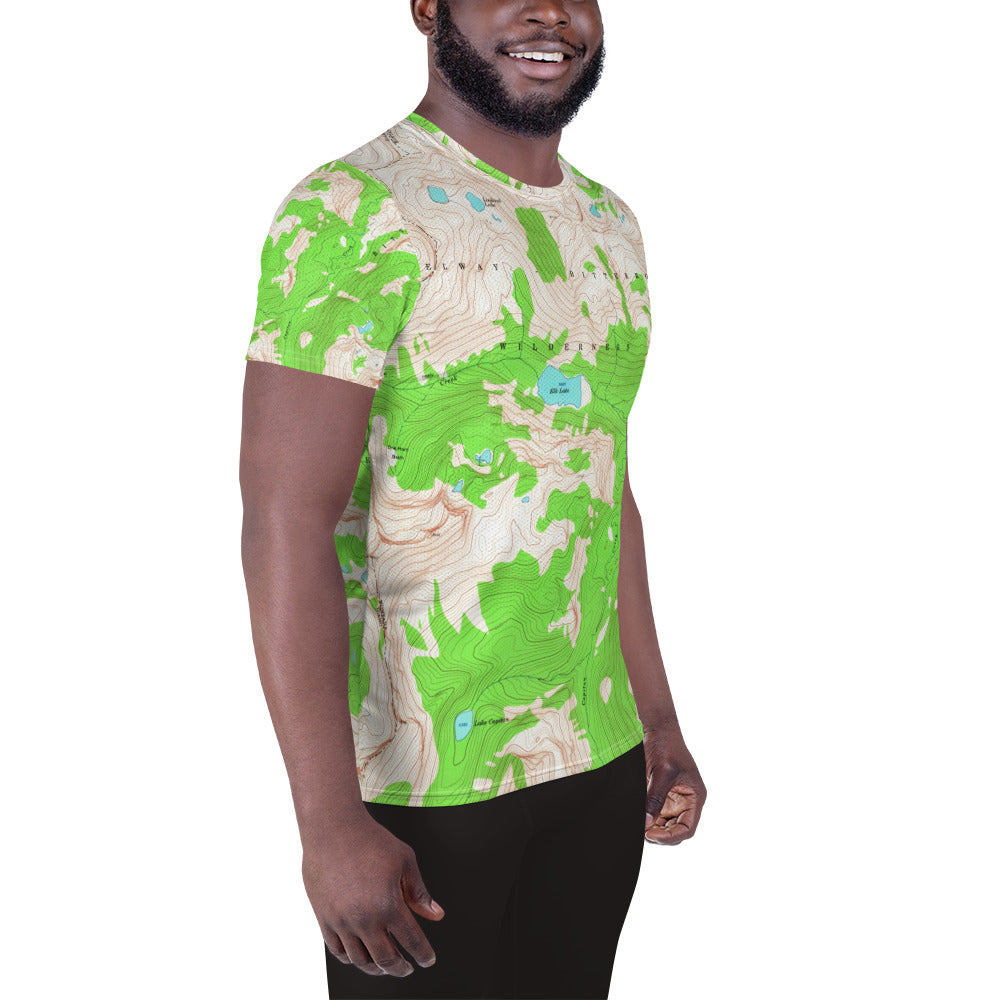 Elk Lake Men's Athletic T-shirt