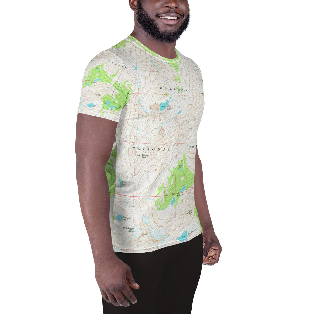 Crazy Mountains Men's Athletic T-shirt