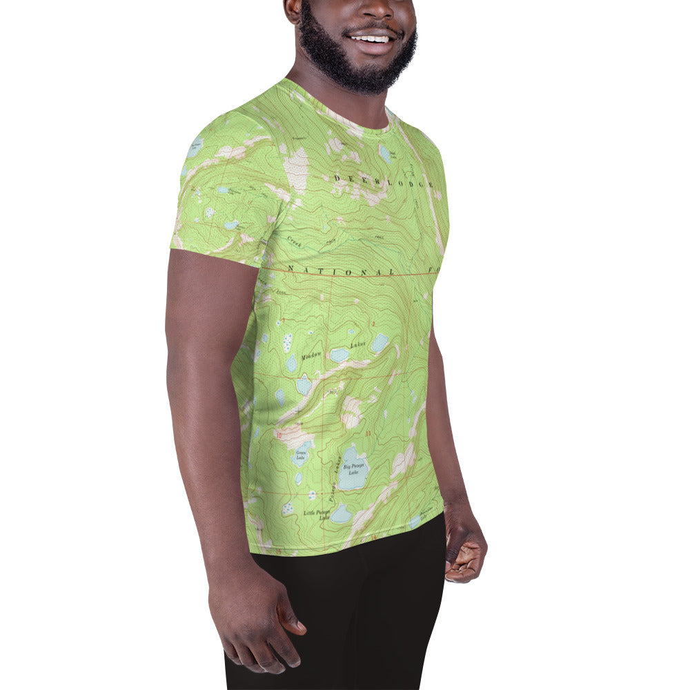 Deer Lodge Range Men's Athletic T-shirt