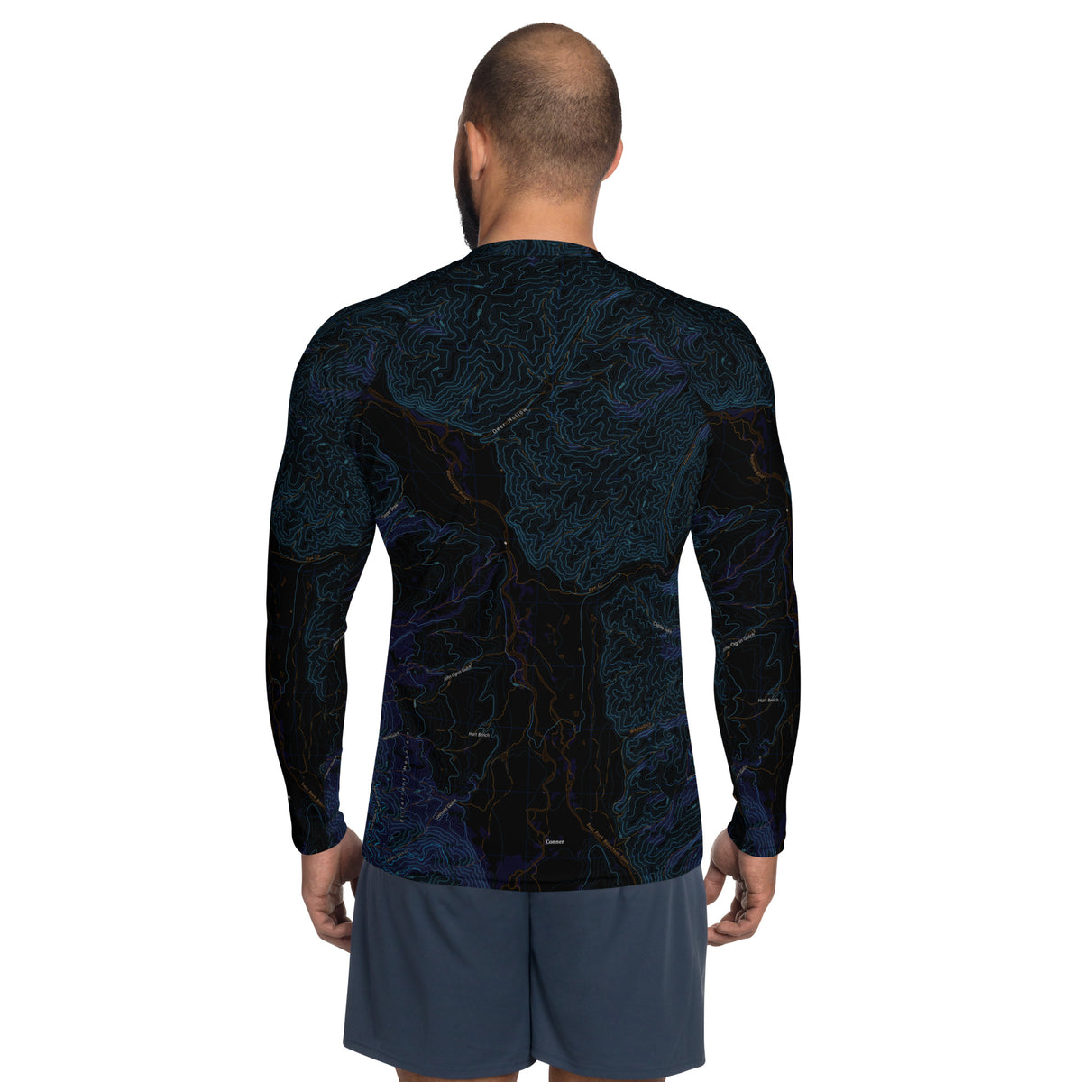 Conner to Darby with contours Midnight Trail Guide Men's Top