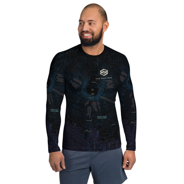 Mount St Helens Midnight Trail Guide Men's Top