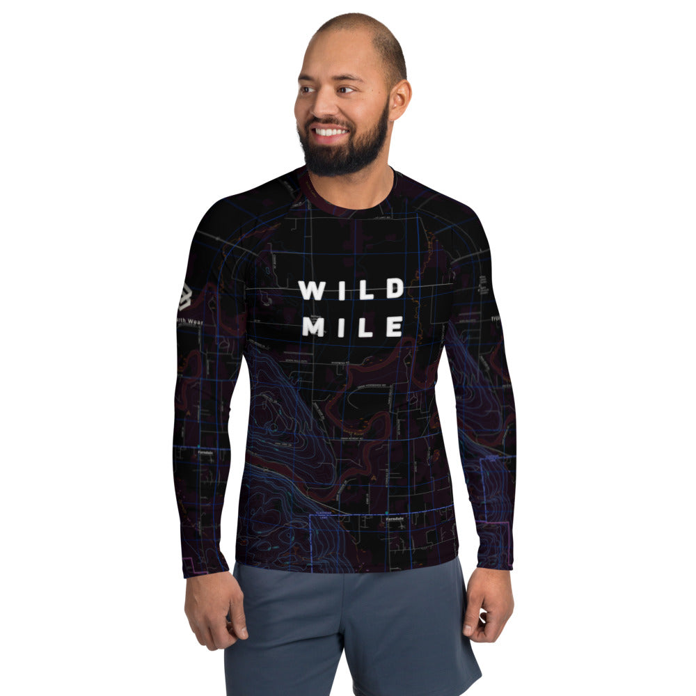 Wild Mile Midnight Men's Trail Guide Top