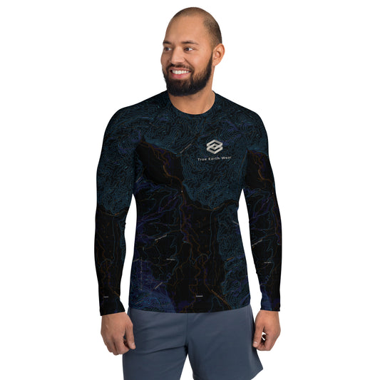 Conner to Darby with contours Midnight Trail Guide Men's Top