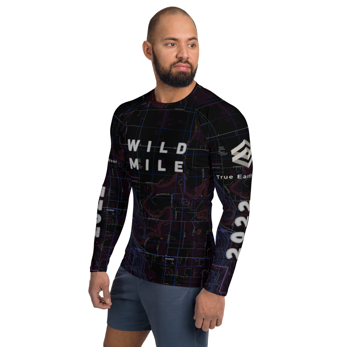 Wild Mile Midnight Trail Guide Men's Top