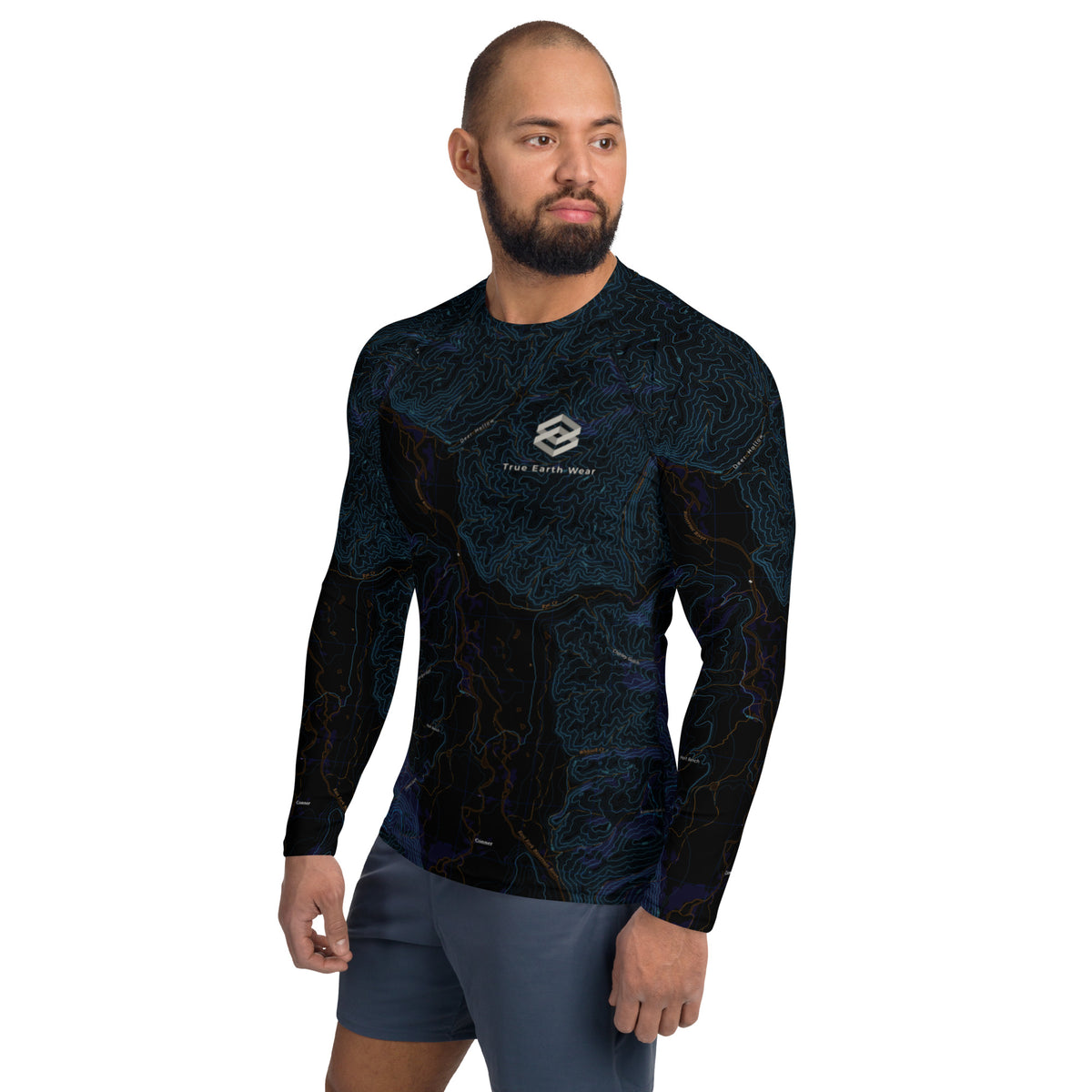 Conner to Darby with contours Midnight Trail Guide Men's Top
