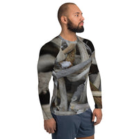 Savage Gray Scale Men's Rash Guard