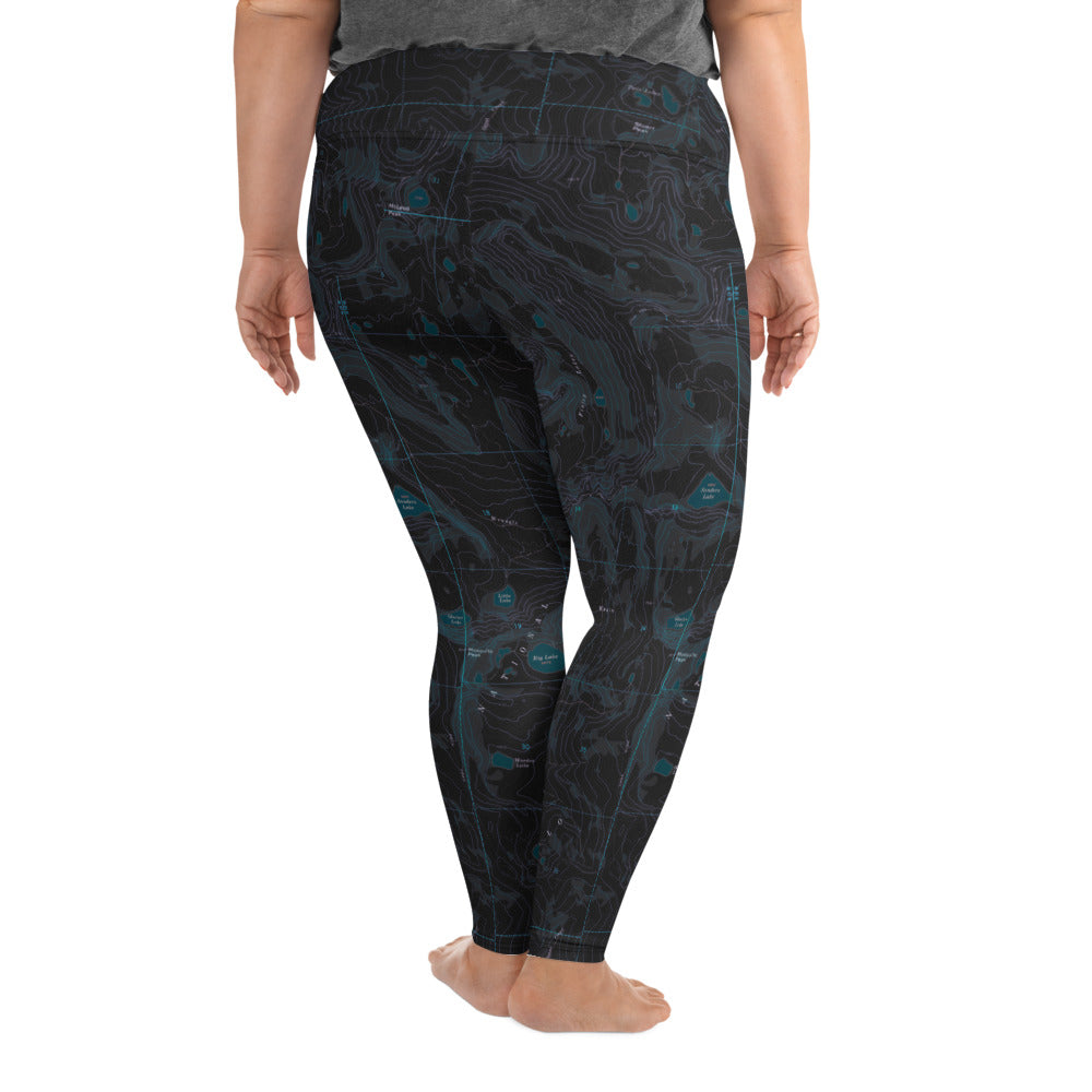 Rattlesnake Wilderness Midnight Plus Size Leggings