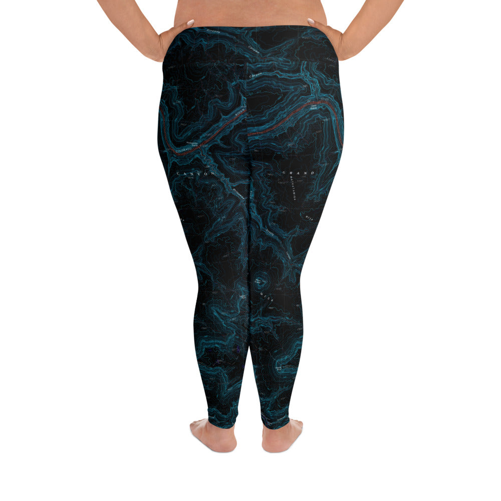 Grand Canyon Midnight Plus Size Leggings