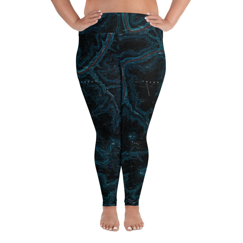 Grand Canyon Midnight Plus Size Leggings