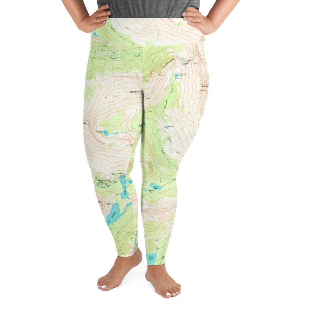 Many Glacier Women's Plus Size Leggings