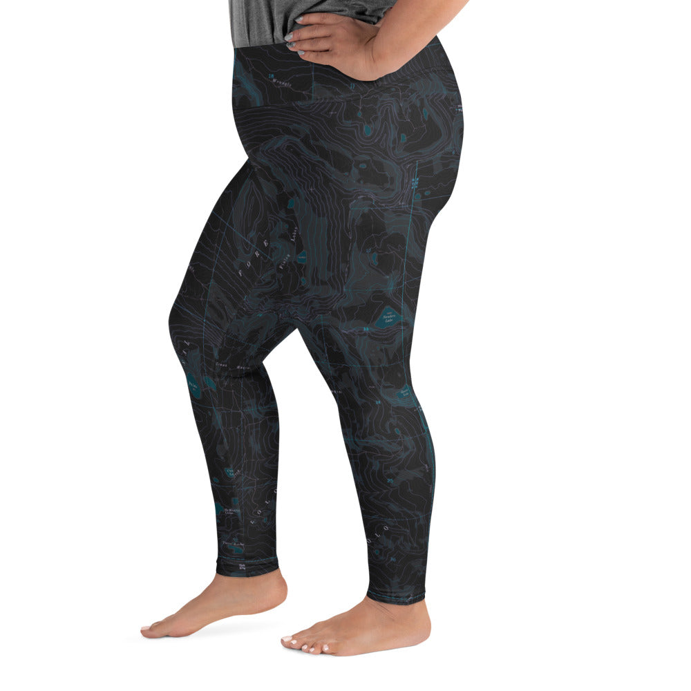 Rattlesnake Wilderness Midnight Plus Size Leggings
