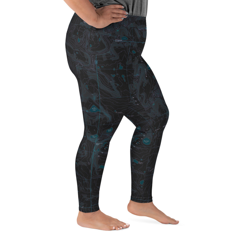 Rattlesnake Wilderness Midnight Plus Size Leggings