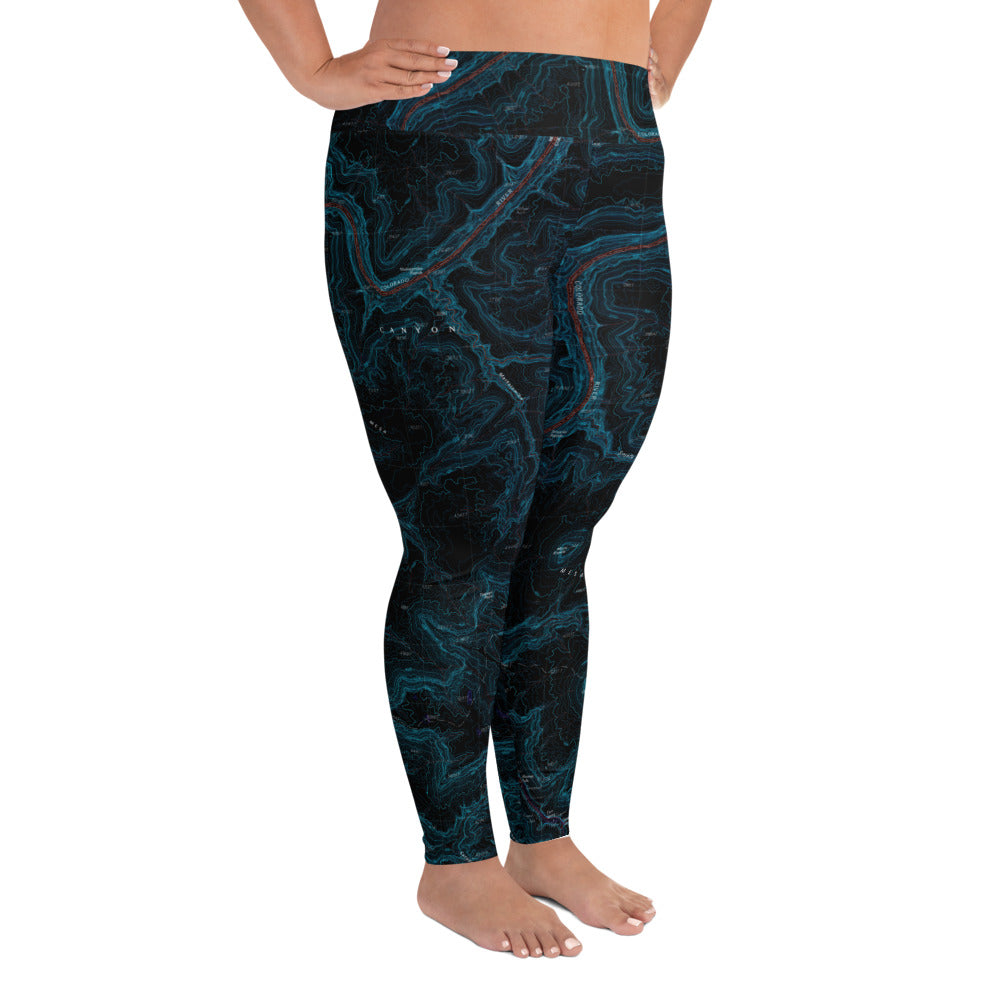Grand Canyon Midnight Plus Size Leggings