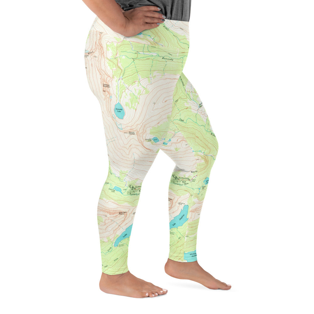 Many Glacier Women's Plus Size Leggings