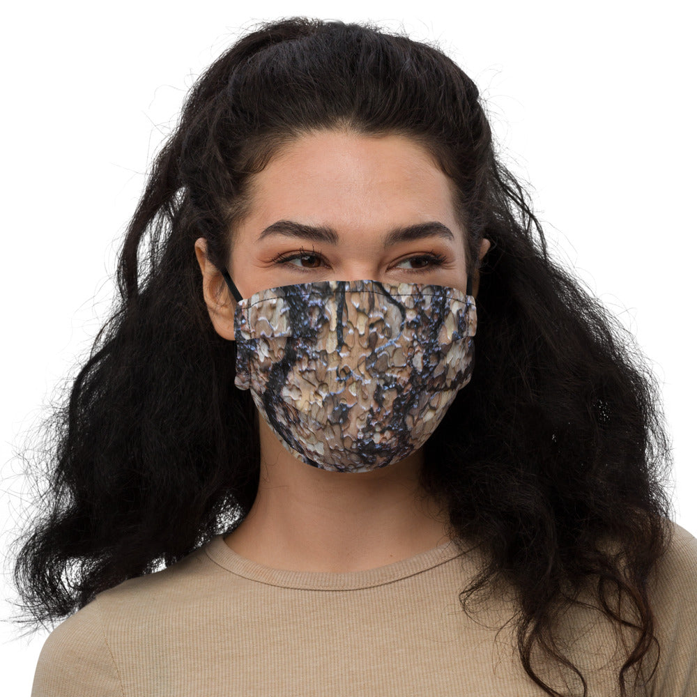 Black Ponderosa Premium Face Mask