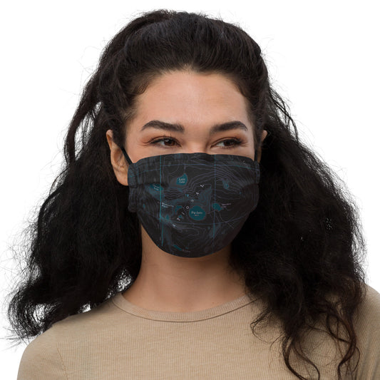 Rattlesnake Wilderness Midnight Premium Face Mask