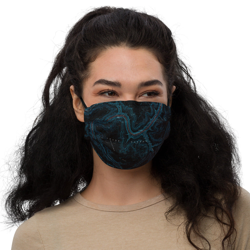 Grand Canyon Midnight Premium Face Mask