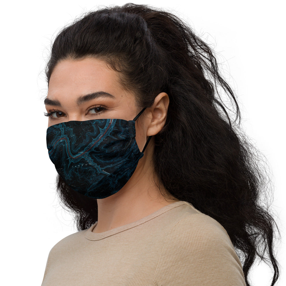 Grand Canyon Midnight Premium Face Mask