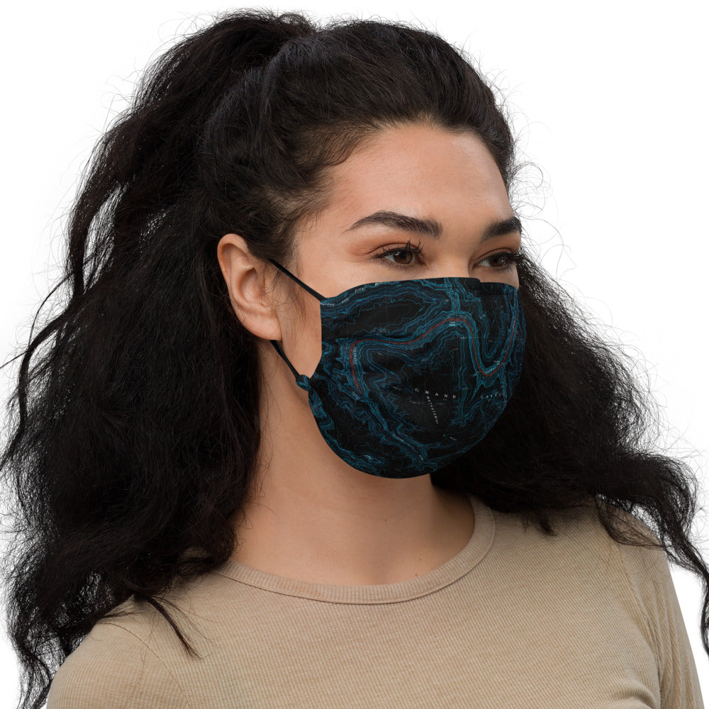 Grand Canyon Midnight Premium Face Mask