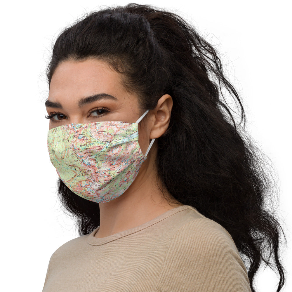 Lake McDonald Premium Face Mask