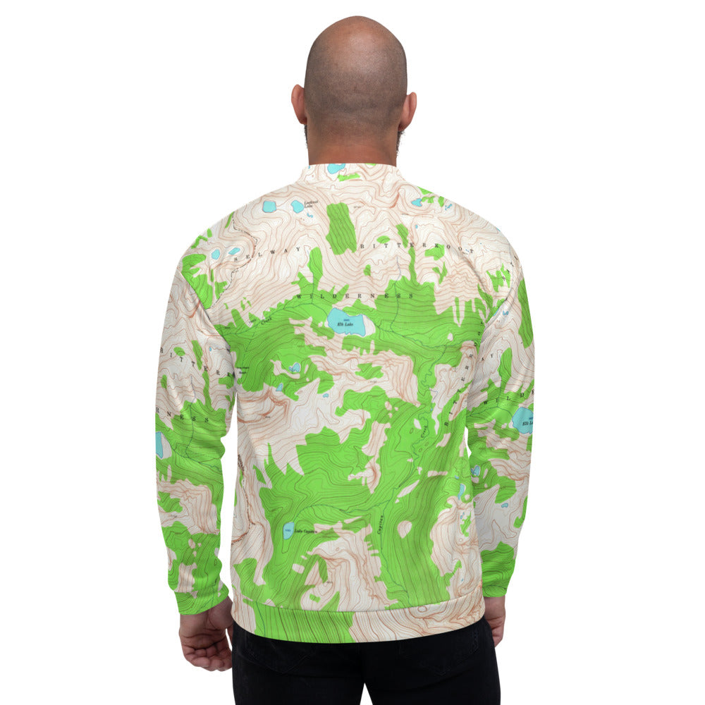 Elk Lake Unisex Bomber Jacket