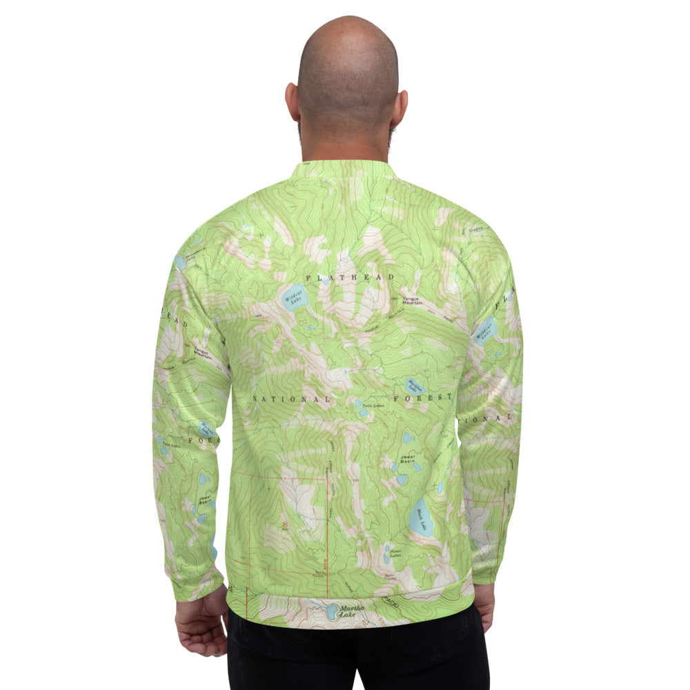 Jewel Basin Unisex Bomber Jacket
