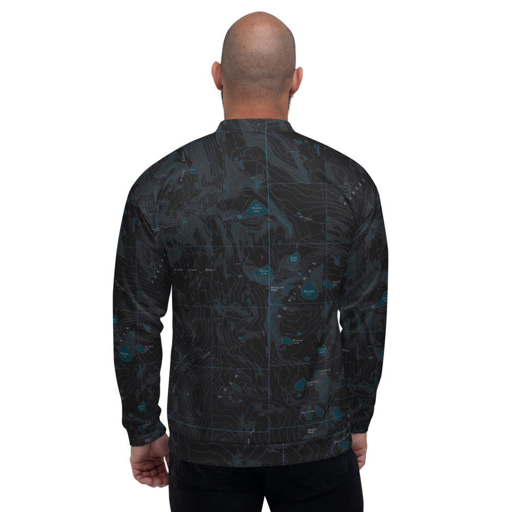 Rattlesnake Wilderness Midnight Unisex Bomber Jacket
