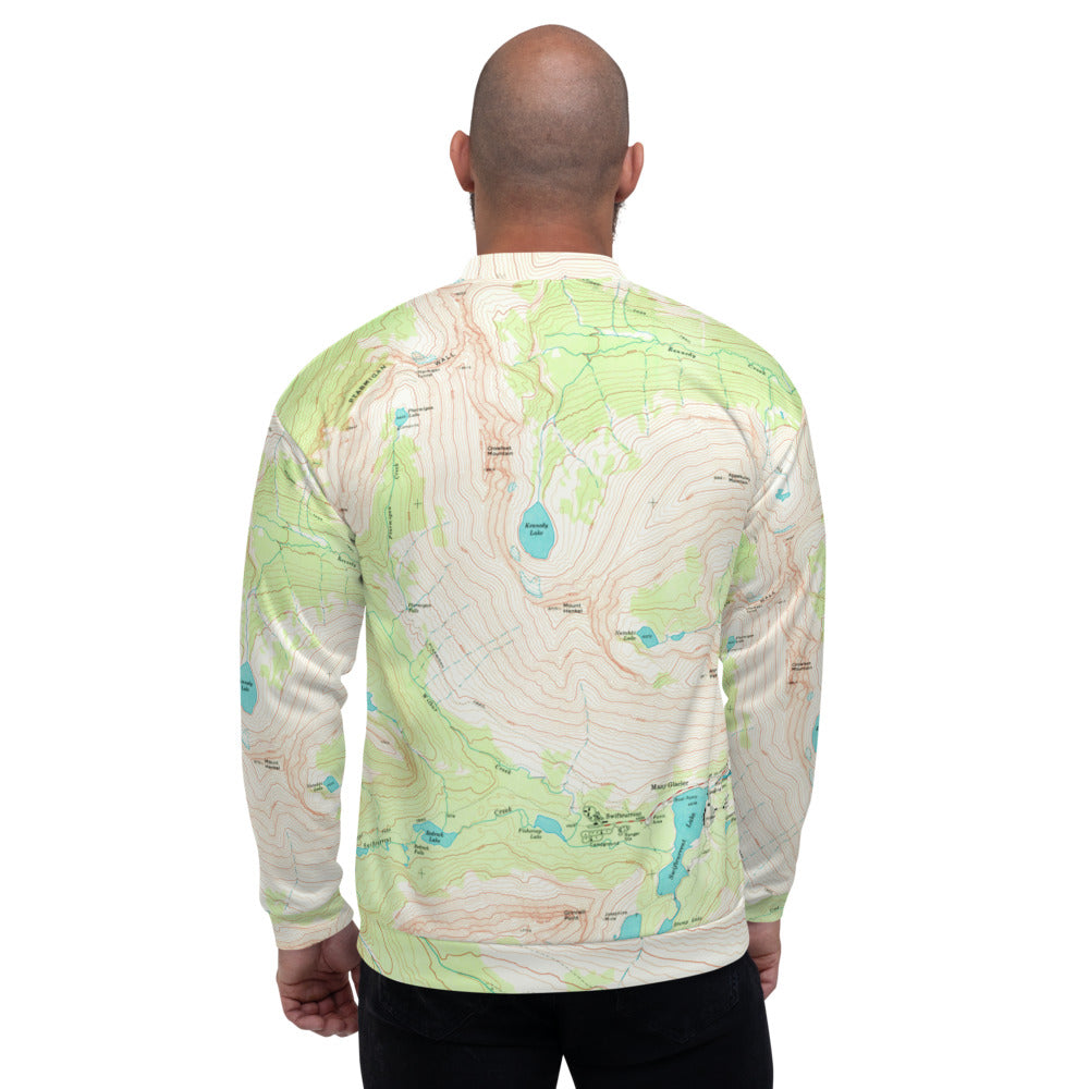 Many Glacier Unisex Bomber Jacket