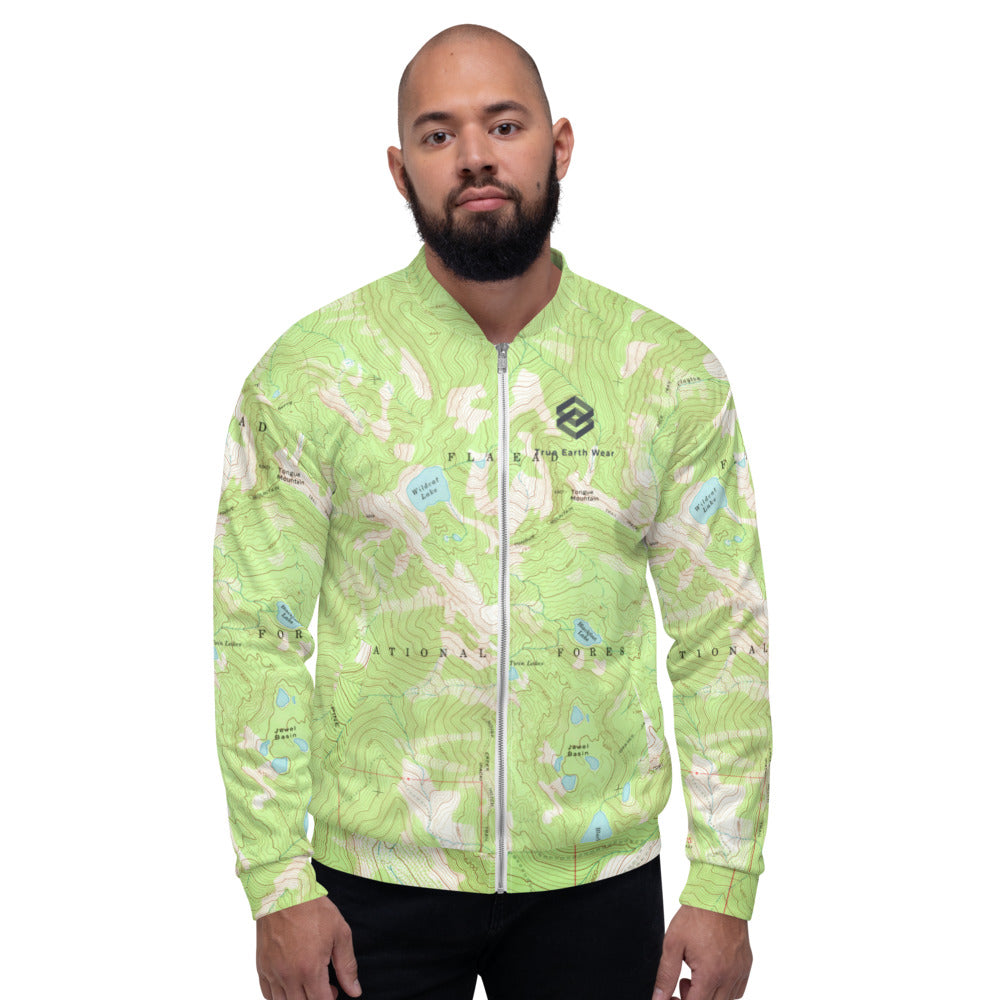 Jewel Basin Unisex Bomber Jacket
