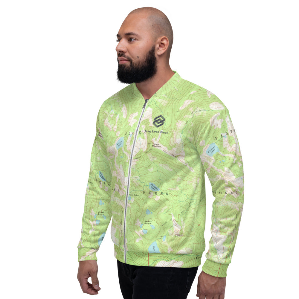 Jewel Basin Unisex Bomber Jacket